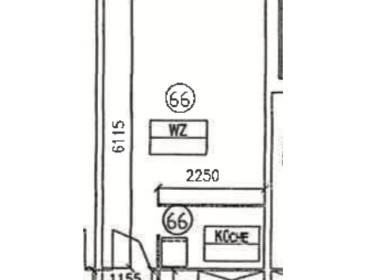 Grundriss WE 66