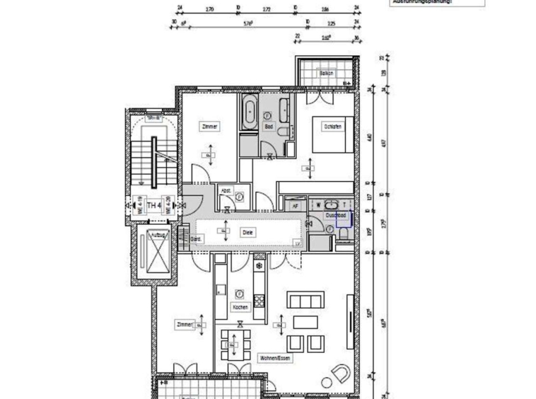 Grundriss WE 4-20